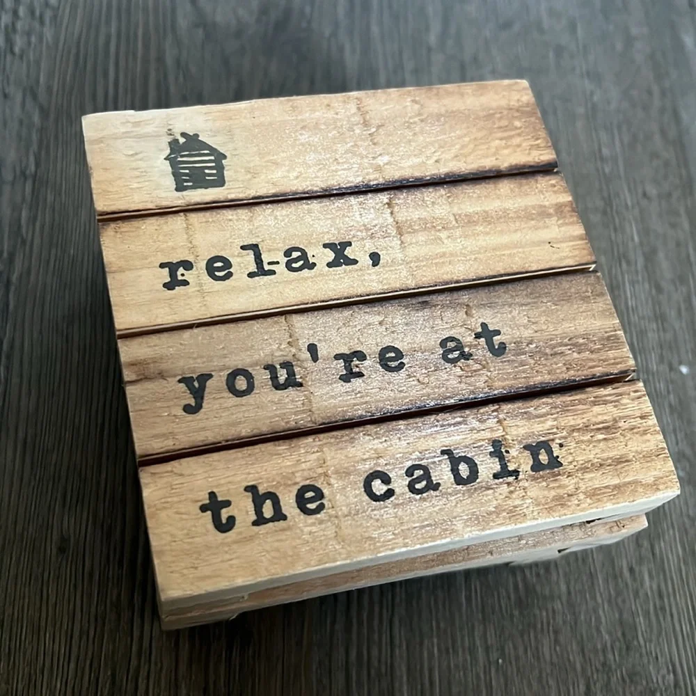 New mini wooden pallet coaster